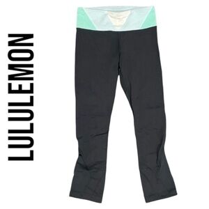 Lululemon Run Cropped Leggings Black Size 2